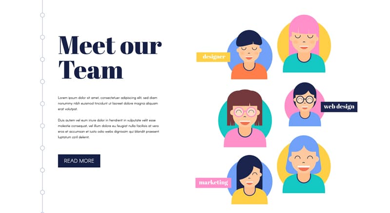 About Us Page SEO meet Our Team